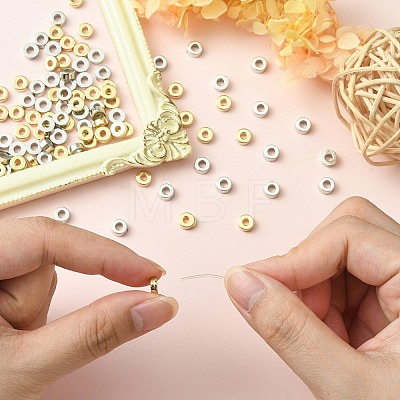 100Pcs 2 Colors CCB Plastic Beads CCB-CJ0001-09-1