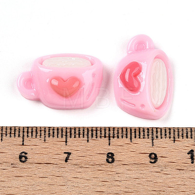 Opaque Resin Cabochons CRES-T025-03F-1