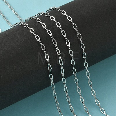 304 Stainless Steel Cable Chains CHS-K001-30-2.5mm-1