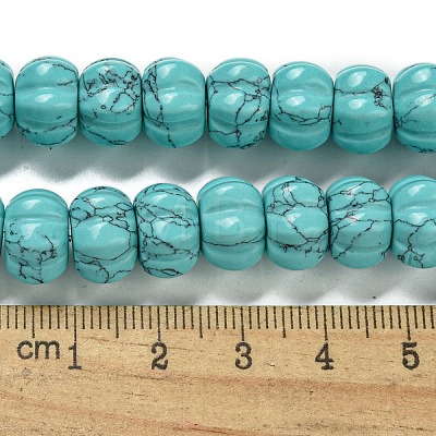 Synthetic Turquoise Dyed Beads Strands G-G142-A05-01-1