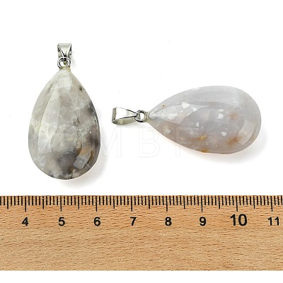 Natural White Agate Pendants GG-K002-09E-1