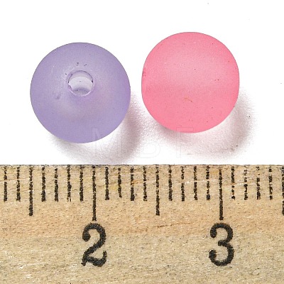 Opaque Acrylic Beads OACR-Z018-02B-1