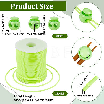 1 Roll Hollow Pipe PVC Tubular Synthetic Rubber Cord RCOR-CP0001-01D-1