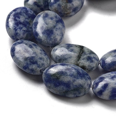 Natural Blue Spot Jasper Beads Strands G-P528-M26-01-1