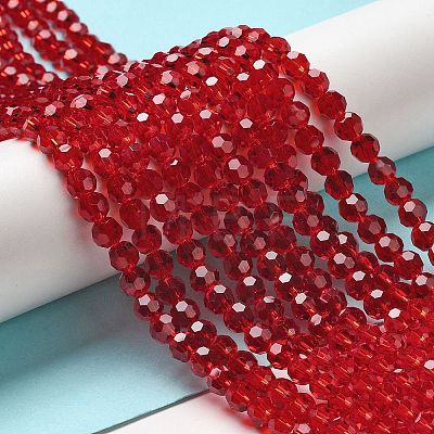 Transparent Glass Beads X-EGLA-A035-T6mm-D07-1