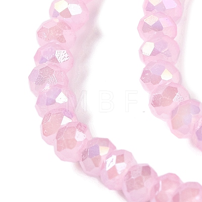 Baking Electroplate Glass Beads Strands X-DGLA-A039-J2MM-B16-1