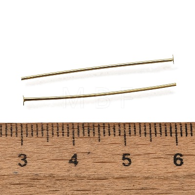 Brass Flat Head Pins KK-H502-01E-G-1