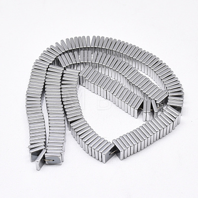 Electroplate Non-magnetic Synthetic Hematite Heishi Beads Strands X-G-T061-23D-1