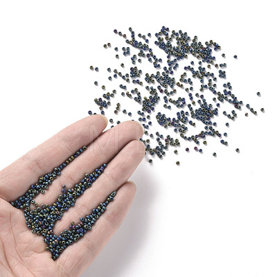 12/0 Grade A Round Glass Seed Beads SEED-Q008-M605-1