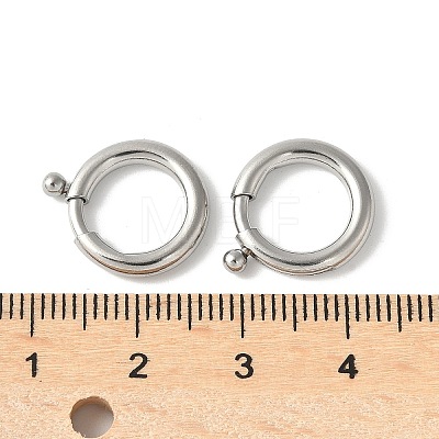 316 Surgical Stainless Steel Spring Gate Rings STAS-H234-06P-04-1