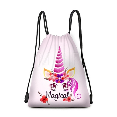 Printed Oxford Cloth Drawstring Backpacks PW-WG6554A-01-1