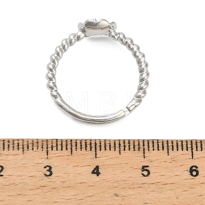 Brass Finger Cup Peg Ring Settings LS-KK-L184-58P-1