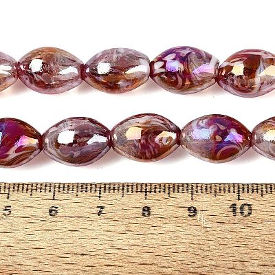Handmade Lampwork Beads Strands LAMP-N037-04D-1