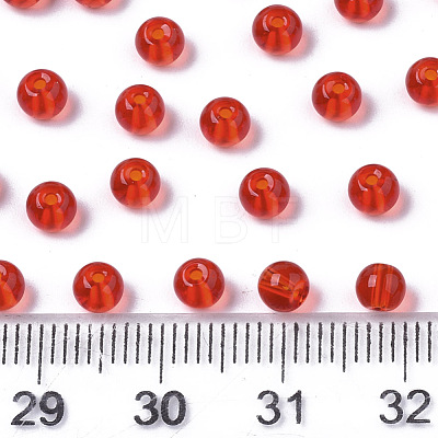 Transparent Glass Beads SEED-S040-09A-08-1