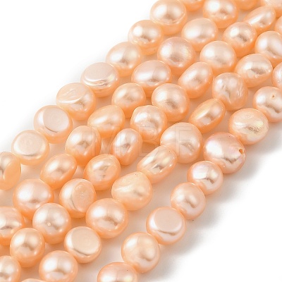 Natural Cultured Freshwater Pearl Beads Strands PEAR-P064-19J-01A-1