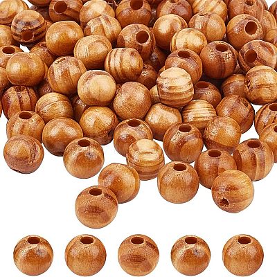 120Pcs Natural Wood Beads WOOD-OC0001-83-LF-1