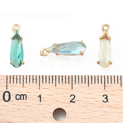 Faceted Glass Pendants GLAA-T010-004-1