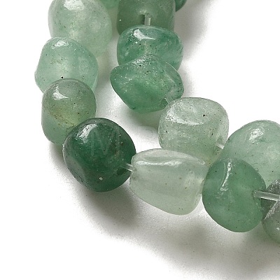 Natural Green Aventurine Beads Strands G-D081-A09-1