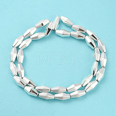 Electroplated Synthetic Magnetic Hematite Beads Strands G-Z032-A01-01S-1