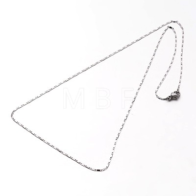 Tarnish Resistant 304 Stainless Steel Mariner Link Chain Necklaces LS-NJEW-O058-14P-1