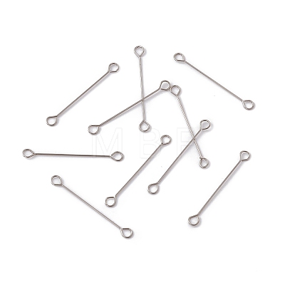 Non-Tarnish 304 Stainless Steel Connector Charms STAS-G291-03C-P-1