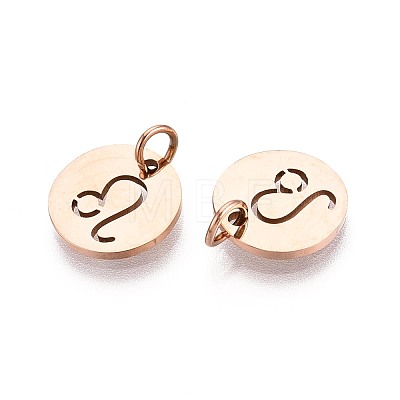 304 Stainless Steel Charms STAS-Q201-T445-5R-1