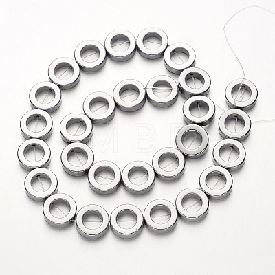 Electroplate Non-magnetic Synthetic Hematite Beads Strands G-F300-04-01-1