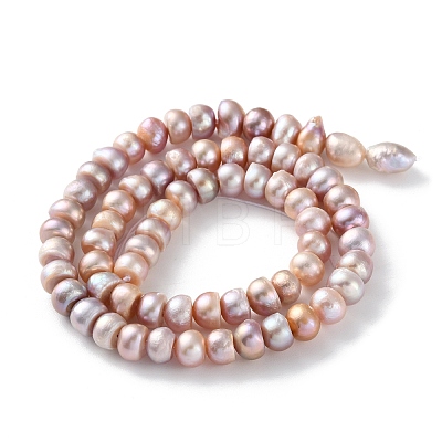 Natural Cultured Freshwater Pearl Beads Strands PEAR-I007-02N-02B-1