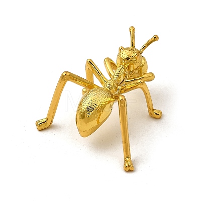 Alloy Ant Sculpture Display Decorations DJEW-XCP0001-18-1