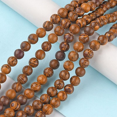 Natural Miriam Stone Beads Strands G-G0003-C05-B-1