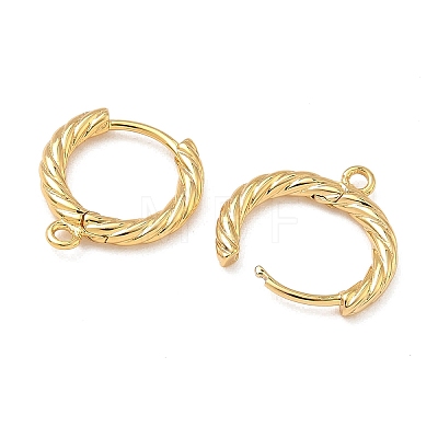 SHEGRACE Brass Hoop Earrings Findings XGR0152G-90G-1