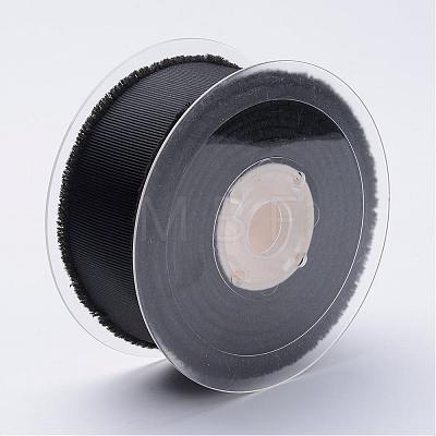 Polyester Frayed Grosgrain Ribbons ORIB-N0002-16mm-08-1