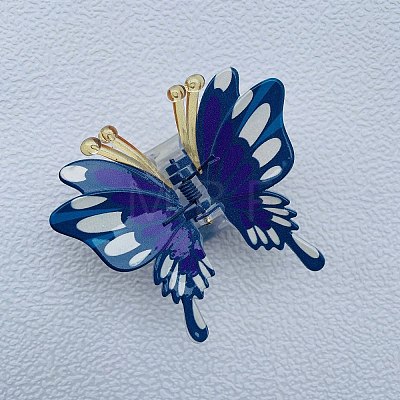 Butterfly Plastic Claw Hair Clips PW-WG4F491-04-1