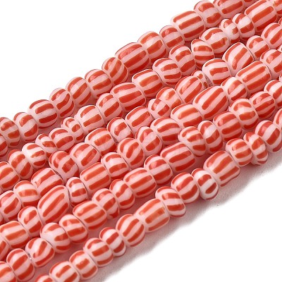 Handmade Lampwork Beads Strands BLOW-K001-01A-15-1