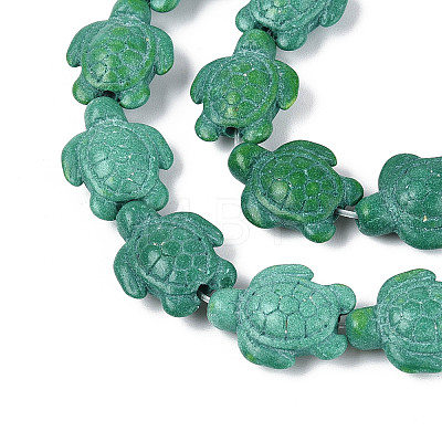 Synthetic Turquoise Beads Strands G-N352-21A-01-1
