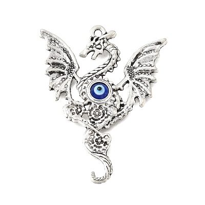 Steampunk Alloy & Plastic Pendants PL-CBA5334-03AS-1