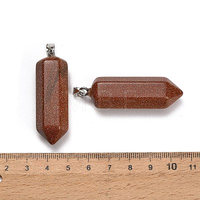 Synthetic Goldstone Pendants GG-CBAA0EE-02P-18-1