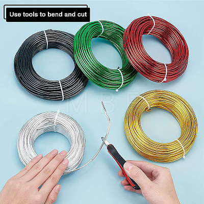 Round Anodized Aluminum Wire AW-BC0007-3.0mm-10-1