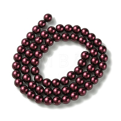 Eco-Friendly Grade A Glass Pearl Beads HY-J002-6mm-HX087-1