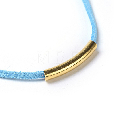 Adjustable Faux Suede Cord Necklaces NJEW-JN02353-04-1