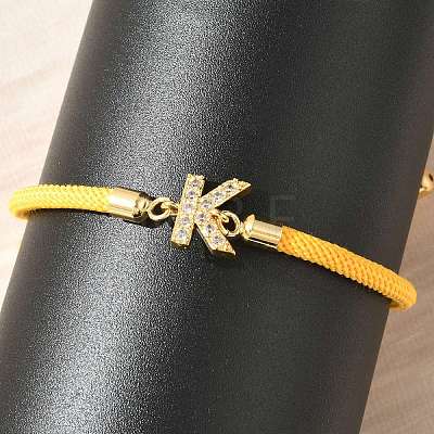 Adjustable Nylon Cord Bracelets BJEW-C096-01G-11-1