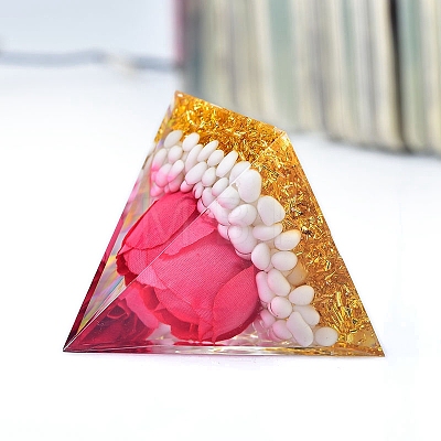 Orgonite Pyramid Resin Display Decorations PW-WGEAD91-01-1