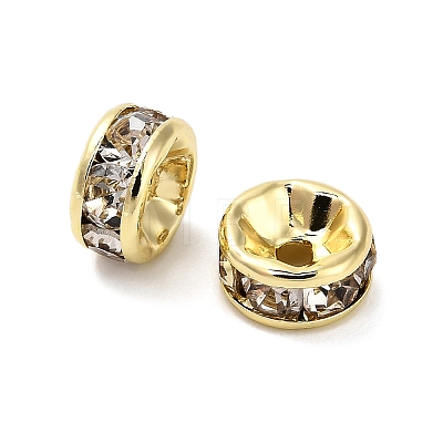 316 Surgical Stainless Steel Rhinestone Spacer Beads X-STAS-L285-001G-01-1-1