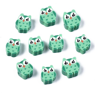 Handmade Polymer Clay Beads CLAY-N011-012F-1