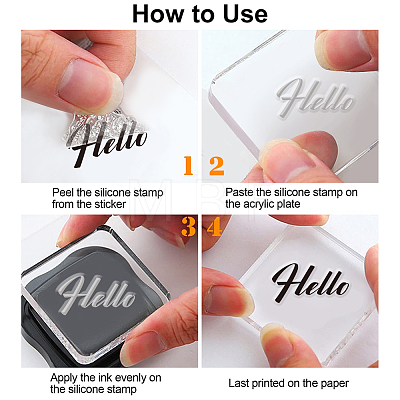 PVC Plastic Stamps DIY-WH0372-0090-1