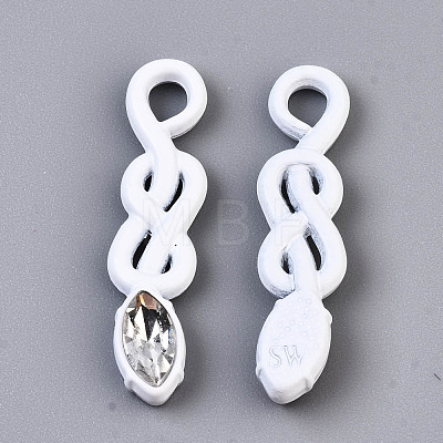 Spray Painted Alloy Pendants PALLOY-S132-229-RS-1