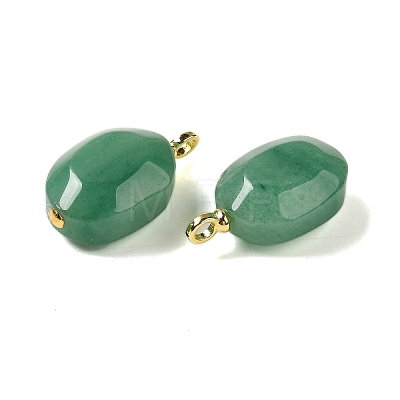 Natural Green Aventurine Pendants G-G110-08G-01-1