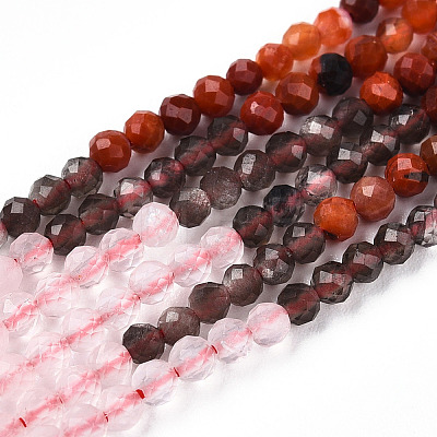 Natural Mixed Gemstone Beads Strands G-D080-A01-03-13-1