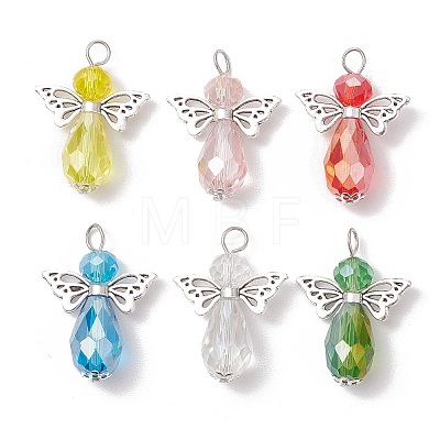 Glass Pendants PALLOY-JF03356-01-1