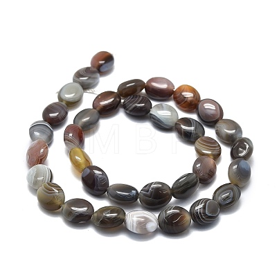 Natural Botswana Agate Beads Strands G-E576-14B-1